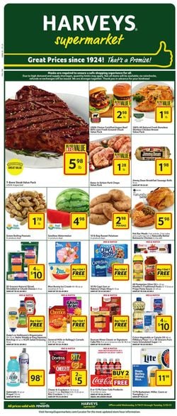 Catalogue Harveys Supermarket from 05/19/2021