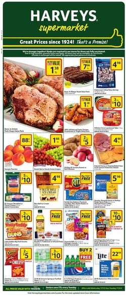 Catalogue Harveys Supermarket from 07/07/2021