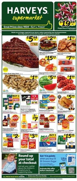 Catalogue Harveys Supermarket from 05/04/2022