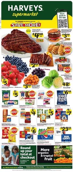 Catalogue Harveys Supermarket from 08/24/2022