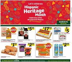 Catalogue Harveys Supermarket from 09/20/2023