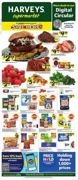 Catalogue Harveys Supermarket from 01/24/2024