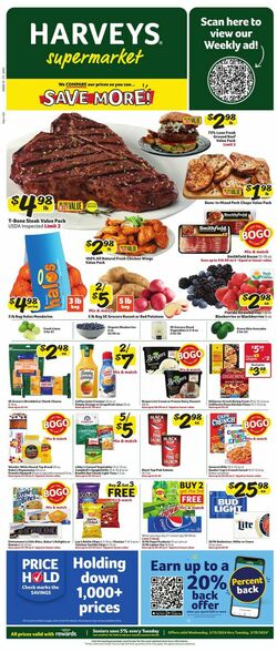 Catalogue Harveys Supermarket from 03/13/2024