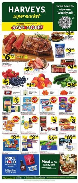 Catalogue Harveys Supermarket from 05/29/2024