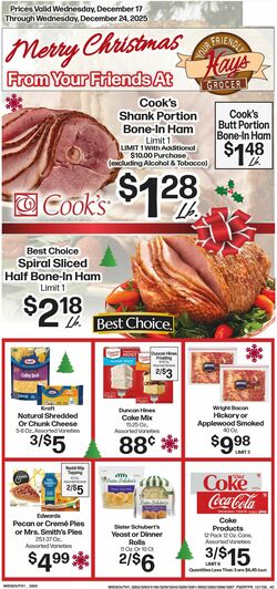 Catalogue Hays Supermarket from 12/17/2025