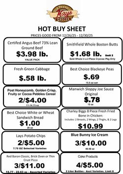 Catalogue Hays Supermarket from 12/26/2025