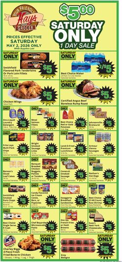 Catalogue Hays Supermarket from 04/29/2026