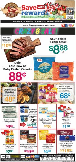 Catalogue Hays Supermarket from 08/19/2026