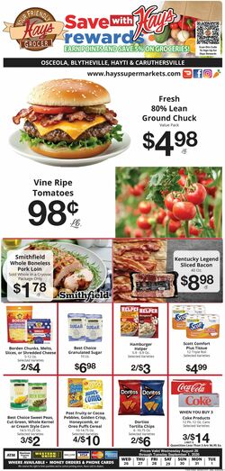 Catalogue Hays Supermarket from 08/26/2026