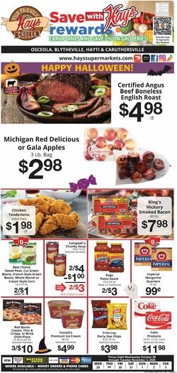 Catalogue Hays Supermarket from 10/28/2026