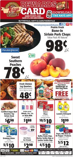 Catalogue Hays Supermarket from 07/21/2021