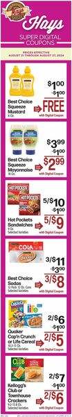 Catalogue Hays Supermarket from 08/21/2024