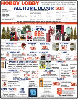 Catalogue Hobby Lobby - Christmas Ad 2019 from 12/23/2019