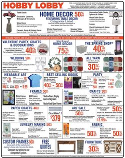 Current weekly ad Hobby Lobby