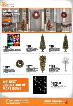 Catalogue Home Depot - Holiday Ad 2019 from 11/14/2019