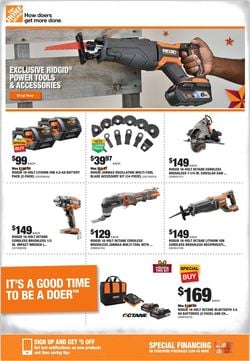 Catalogue Home Depot from 12/19/2019