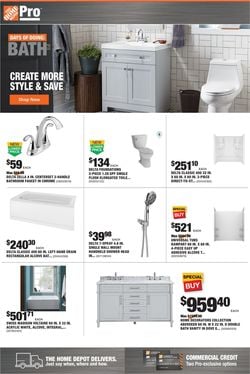 Catalogue Home Depot from 01/20/2020