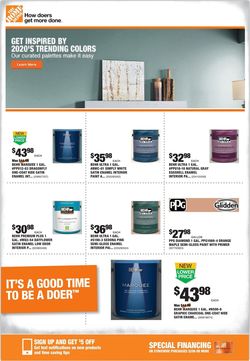 Catalogue Home Depot from 02/27/2020