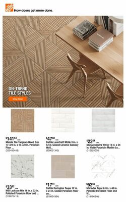 Catalogue Home Depot from 10/24/2024