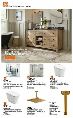 Catalogue Home Depot from 01/30/2025