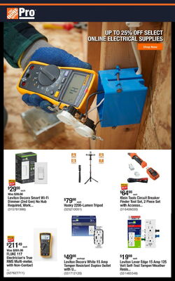 Catalogue Home Depot from 04/21/2025