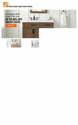 Catalogue Home Depot from 02/29/2024