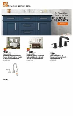 Catalogue Home Depot from 02/22/2024