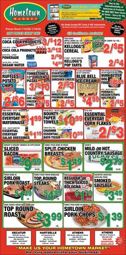Current weekly ad Hometown Market