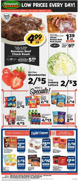 Current weekly ad Hometown Market