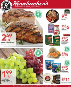 Catalogue Hornbacher's from 09/27/2023