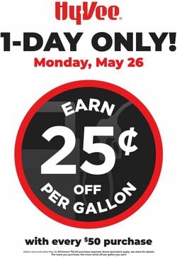 Catalogue HyVee from 05/26/2025