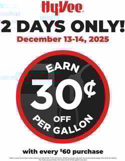 Catalogue HyVee from 12/13/2025