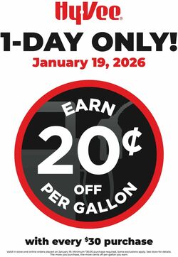 Catalogue HyVee from 01/19/2026