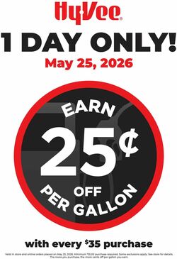 Catalogue HyVee from 05/25/2026