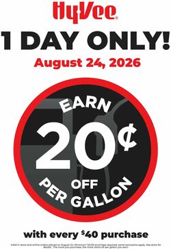 Catalogue HyVee from 08/24/2026