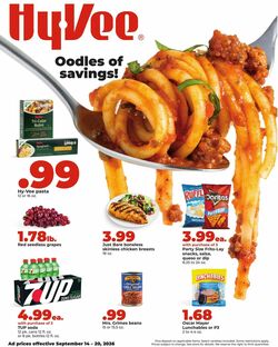 Catalogue HyVee from 09/14/2026
