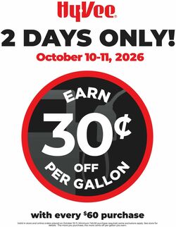 Catalogue HyVee from 10/10/2026