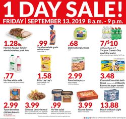 Catalogue HyVee from 09/13/2019