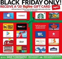 Catalogue HyVee - Black Friday Ad 2019 from 11/29/2019