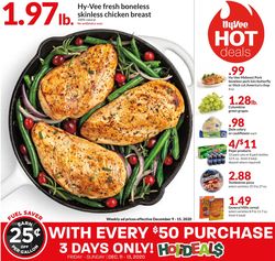 Catalogue HyVee Hot Deals 2020 from 12/09/2020