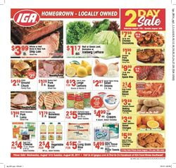 Catalogue IGA from 08/14/2019