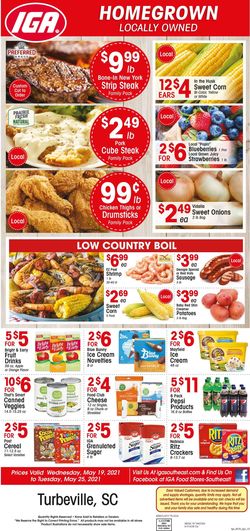 Catalogue IGA from 05/19/2021