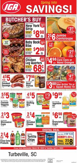 Catalogue IGA from 03/29/2023