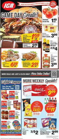 Catalogue IGA from 09/06/2023