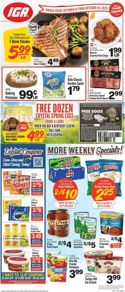 Catalogue IGA from 10/18/2023