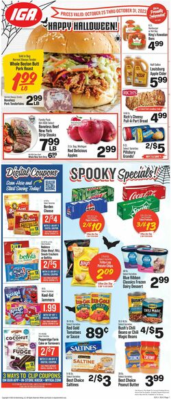 Catalogue IGA from 10/25/2023