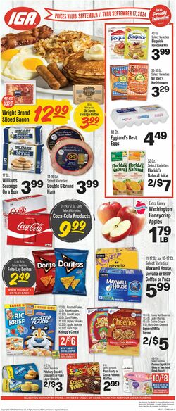 Catalogue IGA from 09/11/2024