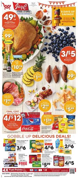 Catalogue Jay C Food Stores BLACK FRIDAY 2021 from 11/17/2021