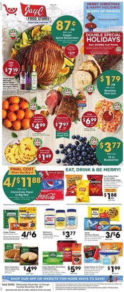 Catalogue Jay C Food Stores CHRISTMAS 2021 from 12/15/2021