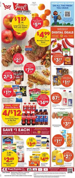 Catalogue Jay C Food Stores from 02/02/2022